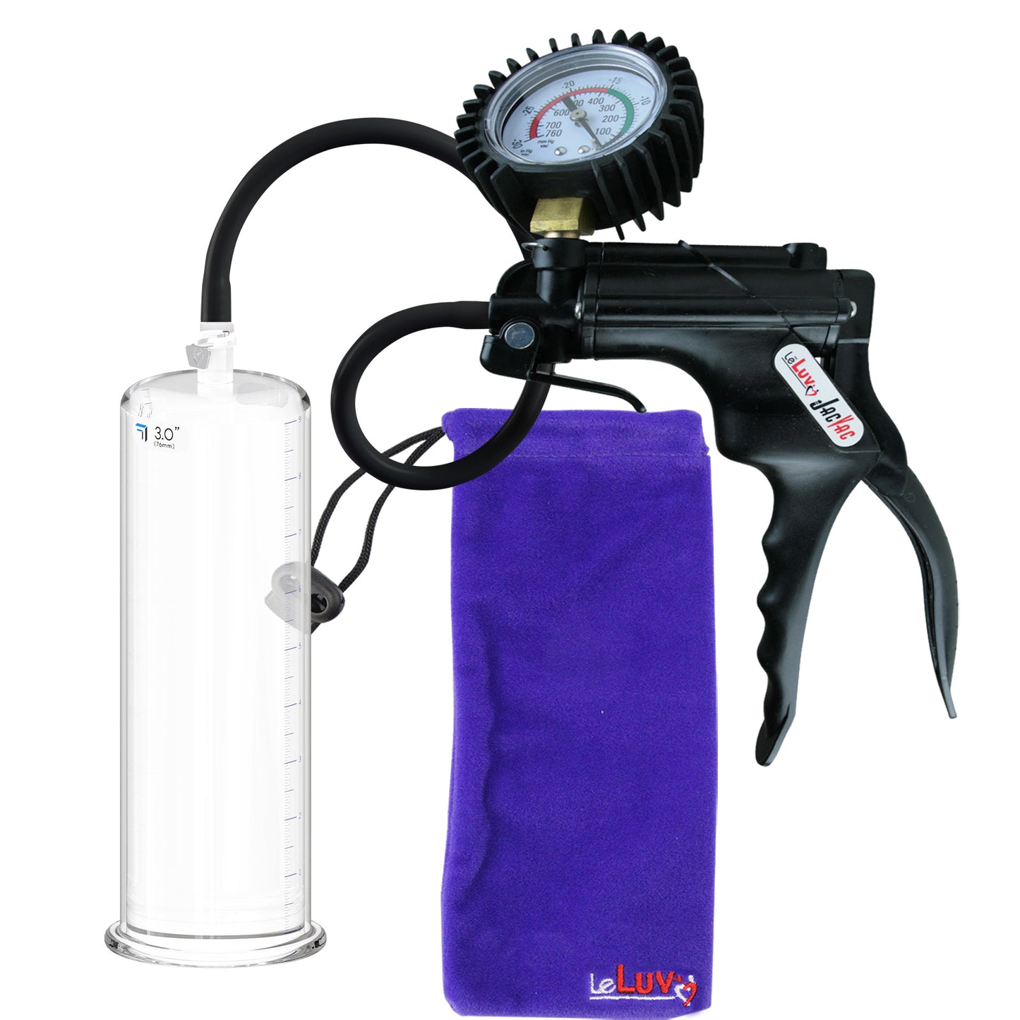 Black + Protected Gauge / 9" x 3.00"