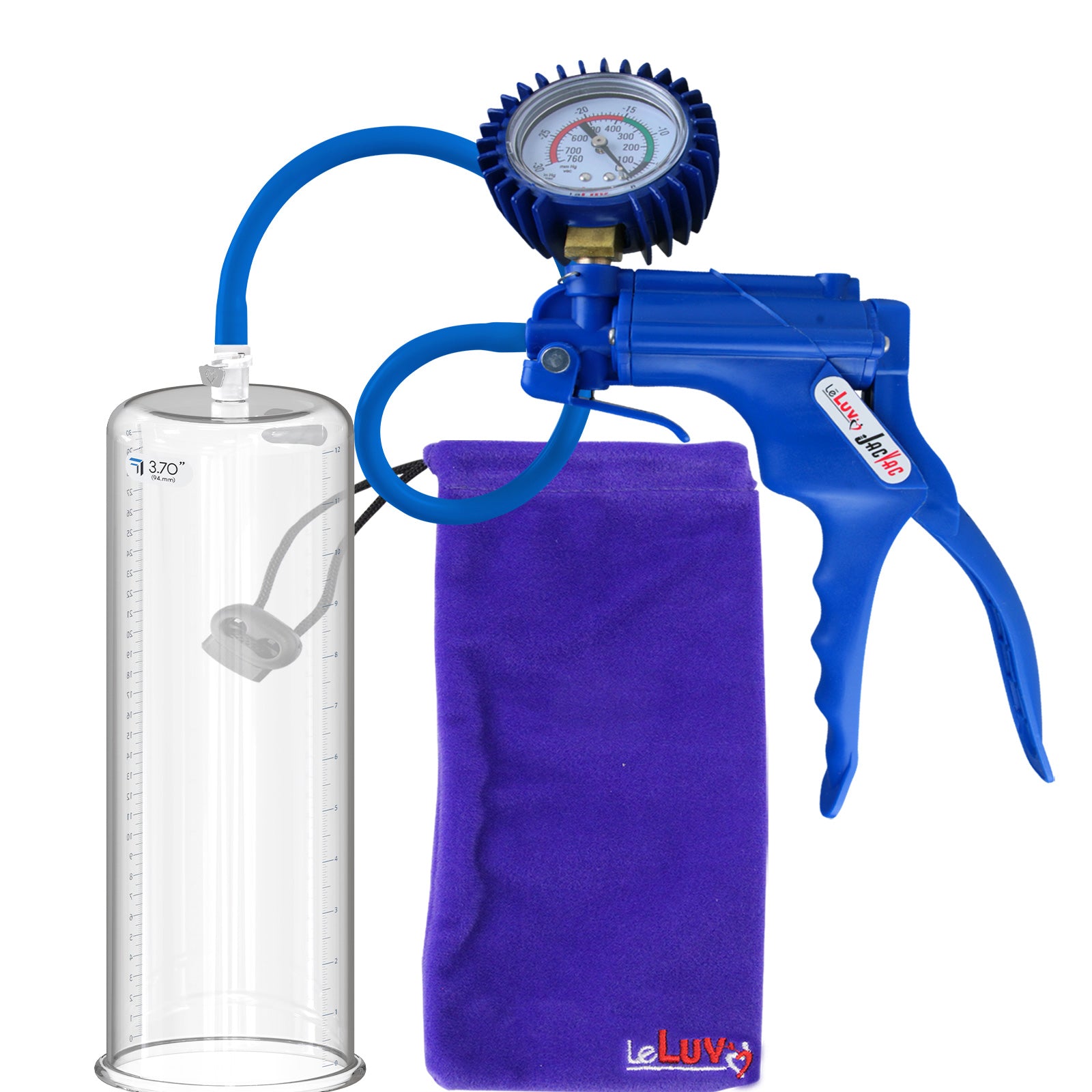 Blue + Protected Gauge / 12" x 3.70"