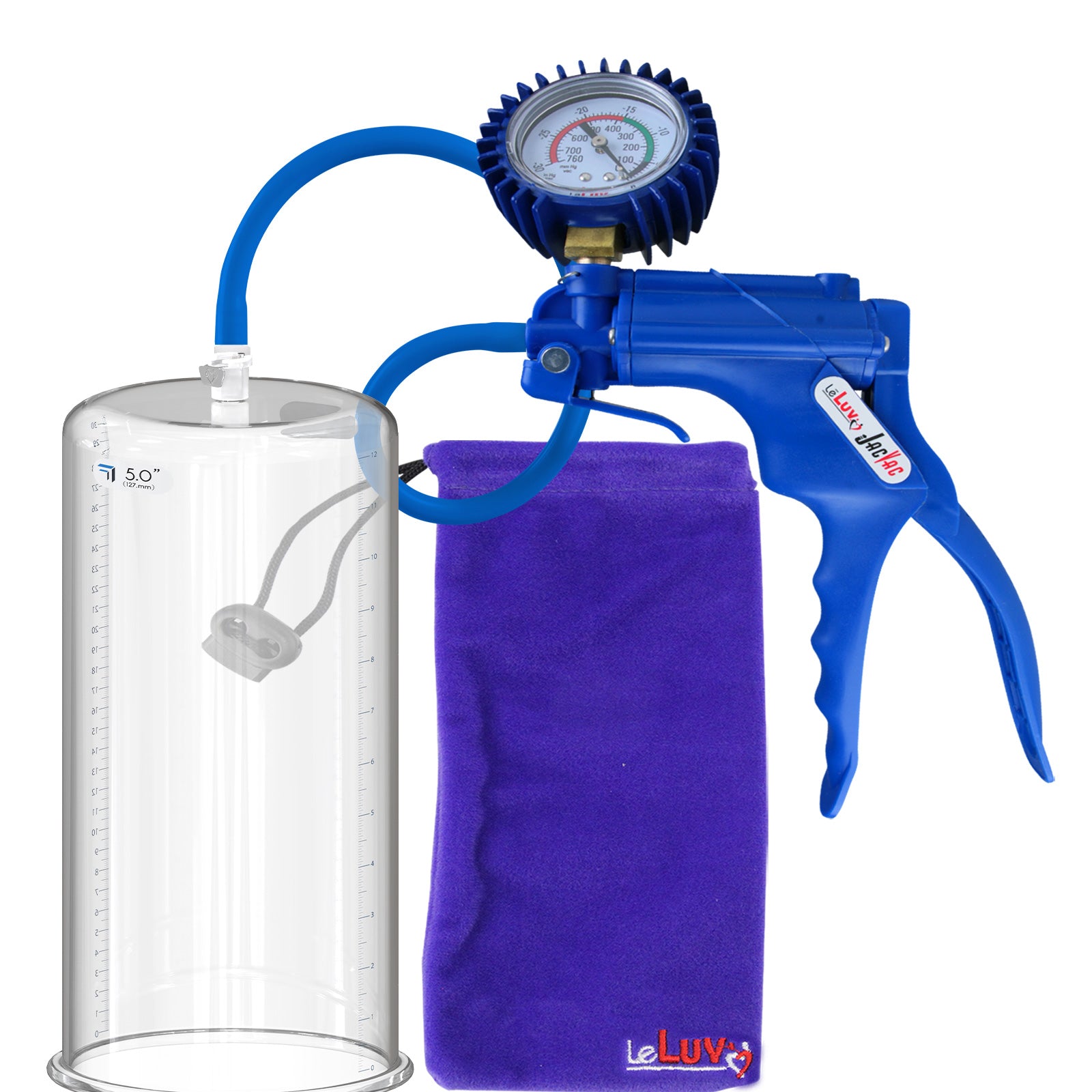 Blue + Protected Gauge / 12" x 5.00"