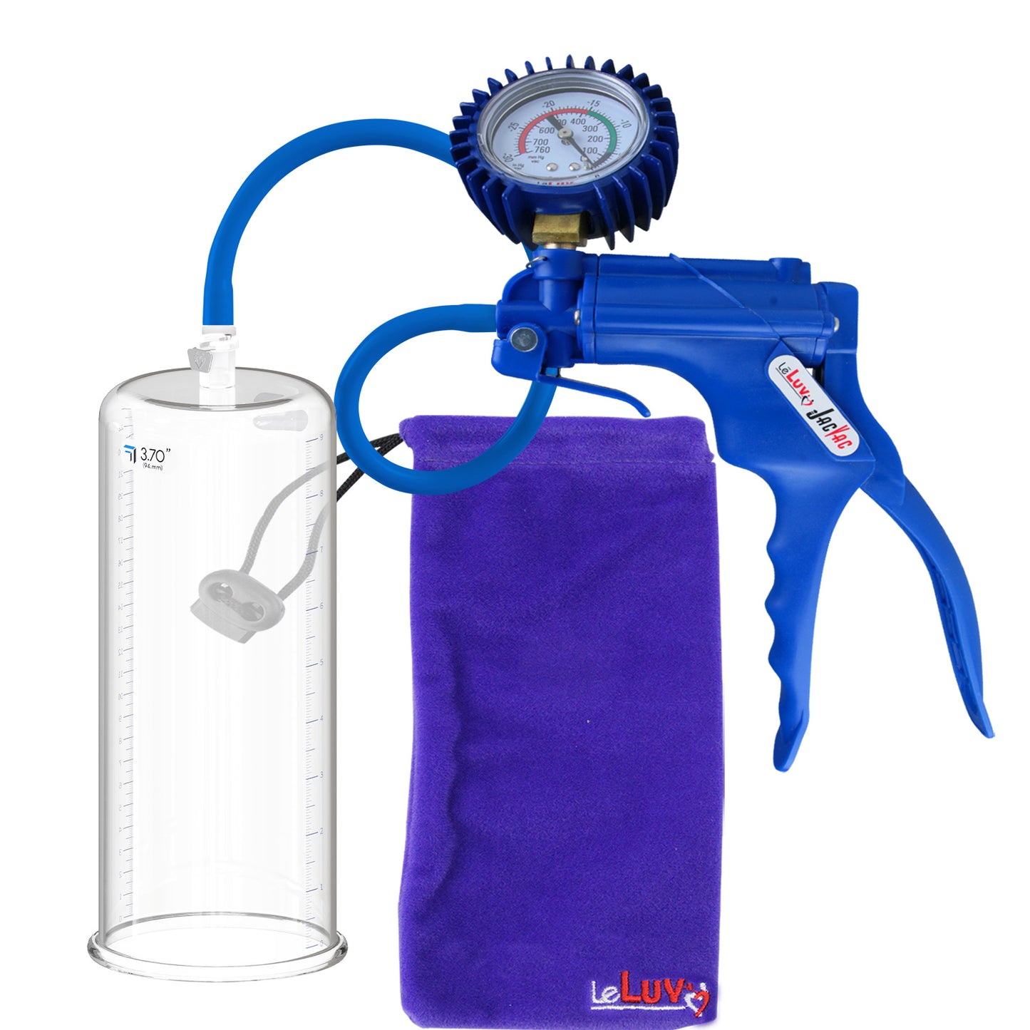 Blue + Protected Gauge / 9" x 3.70"