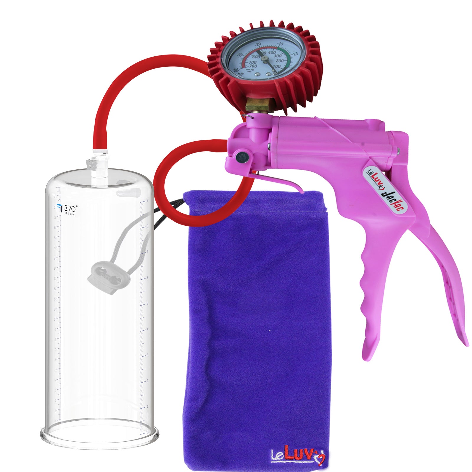 Pink + Protected Gauge / 9" x 3.70"