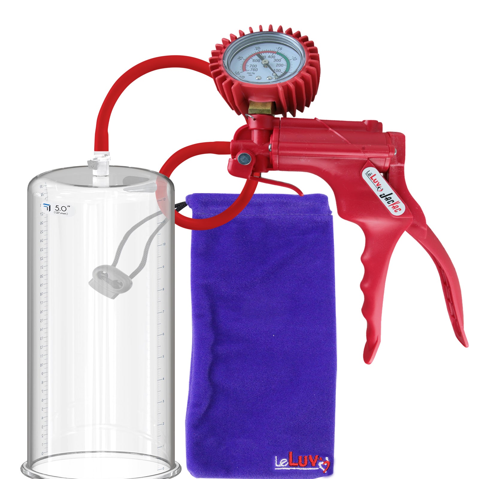 Red + Protected Gauge / 12" x 5.00"