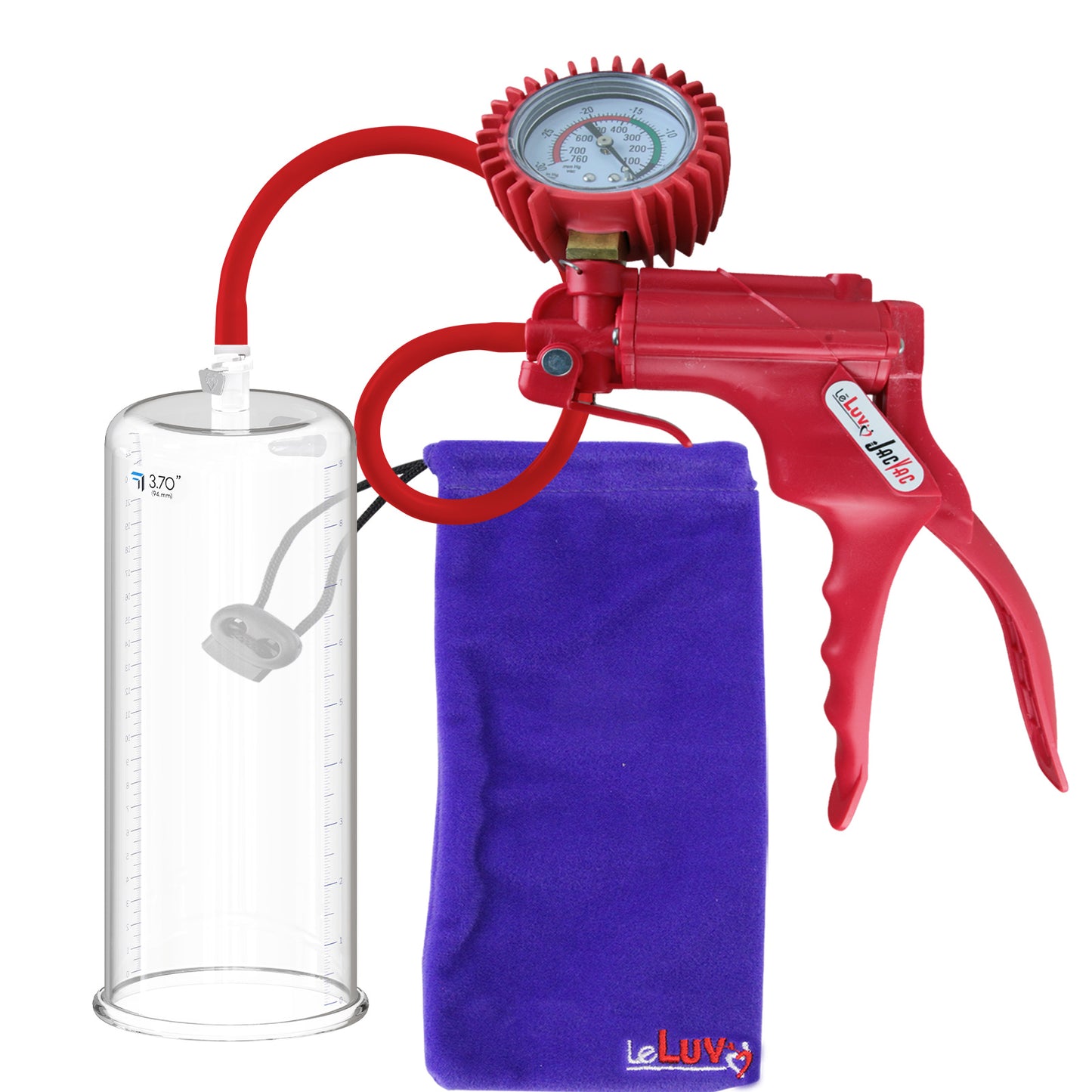 Red + Protected Gauge / 9" x 3.70"