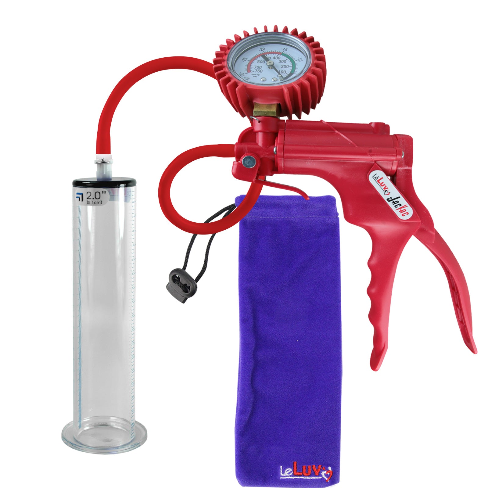 Red + Protected Gauge / 9" x 2.00"