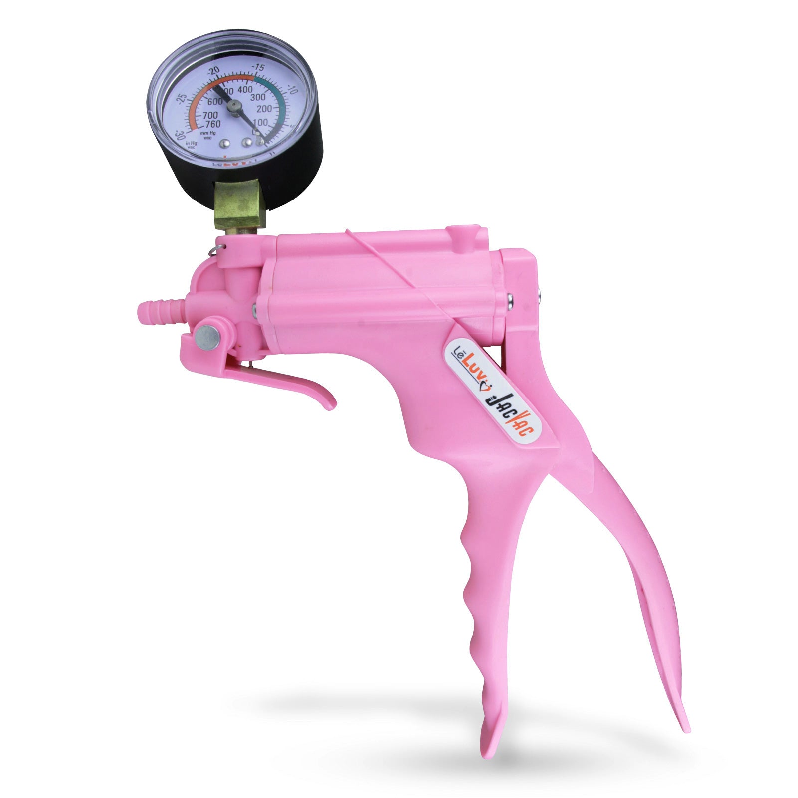 JacVac Vacuum Pump O-Ring Gauge Version - Pink + Swivel Gauge (200155-001)