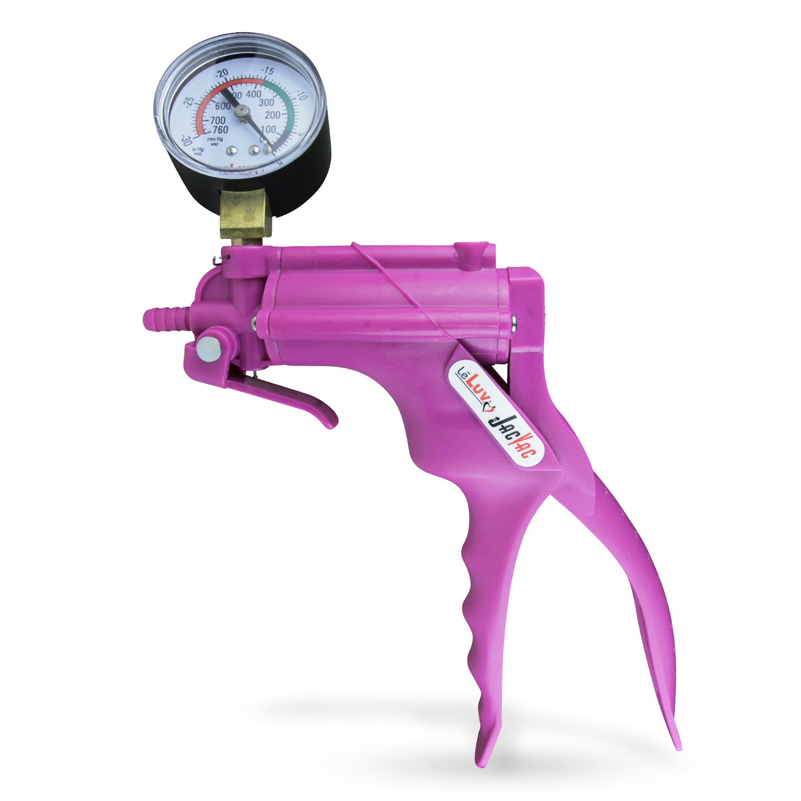 JacVac Vacuum Pump O-Ring Gauge Version - Purple + Swivel Gauge (200155-001)