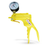 JacVac Vacuum Pump O-Ring Gauge Version - Neon Yellow + Swivel Gauge (200155-001)