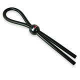Lasso Cock Ring 1 bead - Black tubing