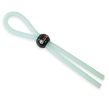 Lasso Cock Ring 1 bead - GID Blue tubing