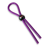 Lasso Cock Ring 1 bead - Purple tubing