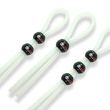 Set of 3: 1 bead, 2 beads, 3 beads  Natural