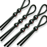 Set of 4: 1 bead, 2 beads, 3 beads, 4 beads Black