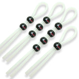 Set of 4: 1 bead, 2 beads, 3 beads, 4 beads Natural