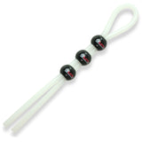 Lasso Cock Ring 3 beads - Natural tubing