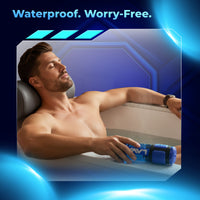 LavaBlū™ Heated Male Masturbator System – Body‑Temperature Warming, Hands‑Free Waterproof Pleasure Device with Built‑In Vacuum Pump, 9″ Suction Base, Phone Holder, Full‑Size Lube & Cleaner