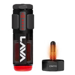LeLuv® LavaONYX™ D11J Electric Masturbator – Self-Heating Thrusting Male Masturbator with AI Video Sync