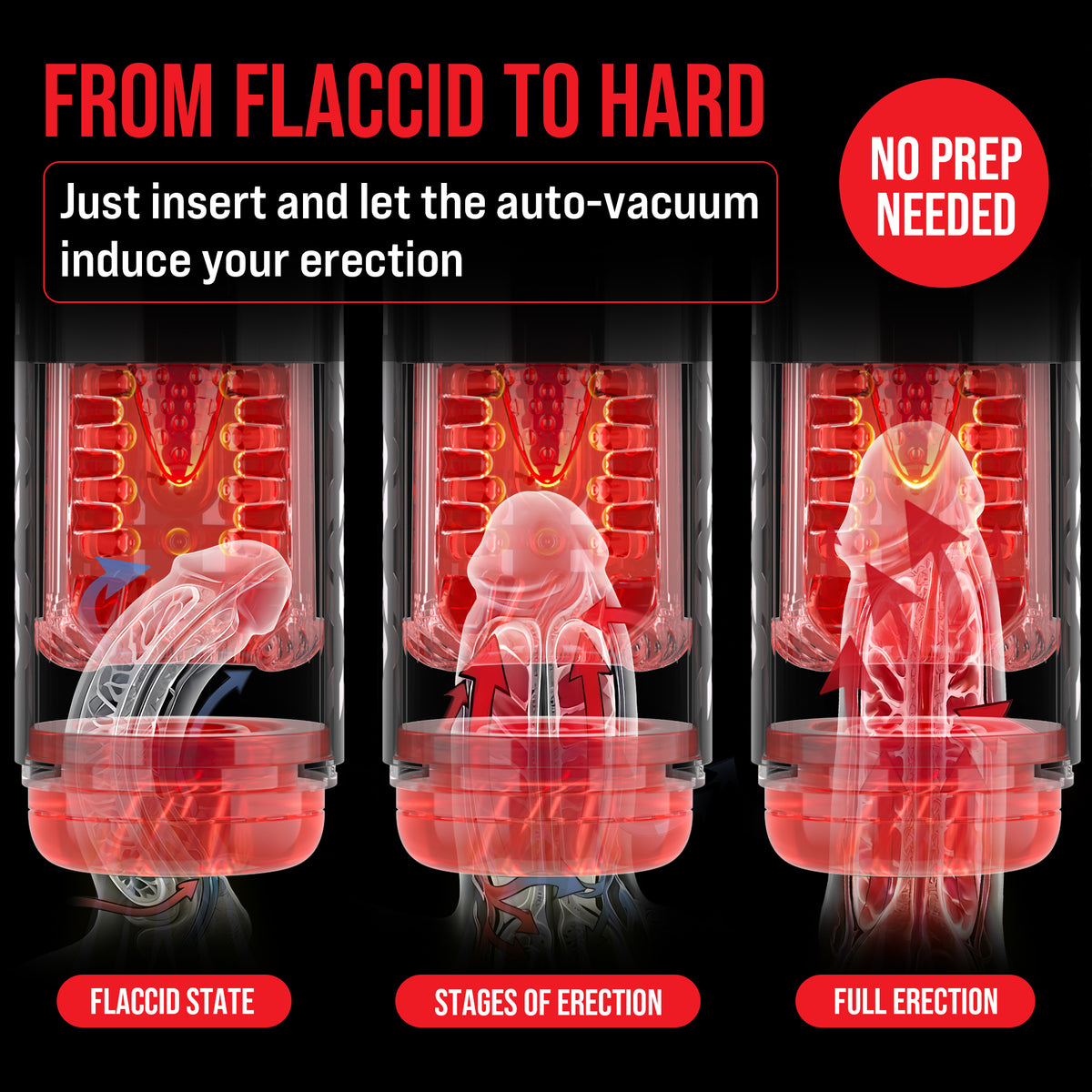 LeLuv® LavaONYX™ D11J Electric Masturbator – Self-Heating Thrusting Male Masturbator with AI Video Sync