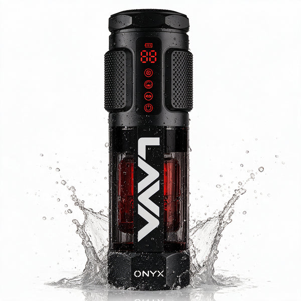LeLuv® LavaONYX™ D11J Electric Masturbator – Self-Heating Thrusting Male Masturbator with AI Video Sync