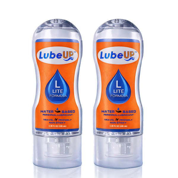 LubeUp™ Water-Based Personal Lubricant – Cleaner Finish, Skin-Friendly, Toy & Condom Compatible, Non-Staining, Paraben &amp; Oil Free Smooth Glide