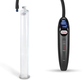 Magna Smart LCD Black Handheld Electric Penis Pump - 12" x 1.35" Acrylic Cylinder