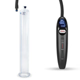 Magna Smart LCD Black Handheld Electric Penis Pump - 12" x 1.50" Acrylic Cylinder