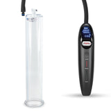 Magna Smart LCD Black Handheld Electric Penis Pump - 12" x 2.95" Acrylic Cylinder