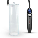 Magna Smart LCD Black Handheld Electric Penis Pump - 12" x 3.70" Acrylic Cylinder