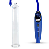 Magna Smart LCD Blue Handheld Electric Penis Pump - 12" x 2.00" Acrylic Cylinder