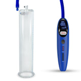 Magna Smart LCD Blue Handheld Electric Penis Pump - 12" x 2.50" Acrylic Cylinder