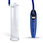 Magna Smart LCD Blue Handheld Electric Penis Pump - 12" x 2.75" Acrylic Cylinder