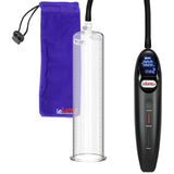 Magna Smart LCD Black Handheld Electric Penis Pump - 12" x 2.50" Acrylic Cylinder