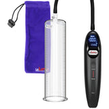 Magna Smart LCD Black Handheld Electric Penis Pump - 12" x 2.75" Acrylic Cylinder