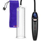 Magna Smart LCD Black Handheld Electric Penis Pump - 12" x 2.875" Acrylic Cylinder