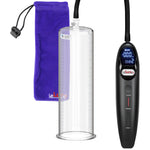 Magna Smart LCD Black Handheld Electric Penis Pump - 12" x 3.25" Acrylic Cylinder