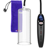 Magna Smart LCD Black Handheld Electric Penis Pump - 12" x 3.70" Acrylic Cylinder