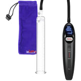 Magna LCD Smart Black Handheld Electric Penis Pump - 9" x 1.50" Acrylic Cylinder