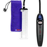Magna Smart LCD Black Handheld Electric Penis Pump 2.1" Diameter x 9" Length Thick-Walled Penis Cylinder