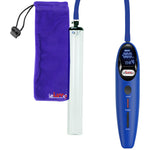 Magna Smart LCD Blue Handheld Electric Penis Pump 1.3" Diameter x 12" Length Thick-Walled Penis Cylinder