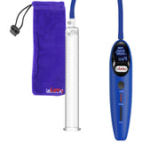 Magna Smart LCD Blue Handheld Electric Penis Pump - 12" x 1.35" Acrylic Cylinder