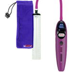 Magna Smart LCD Purple Handheld Electric Penis Pump 1.3" Diameter x 9" Length Thick-Walled Penis Cylinder