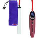 Magna Smart LCD Red Handheld Electric Penis Pump 1.3" Diameter x 12" Length Thick-Walled Penis Cylinder