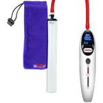 Magna Smart LCD White Handheld Electric Penis Pump 1.3" Diameter x 12" Length Thick-Walled Penis Cylinder