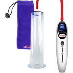 Magna LCD Smart White Penis Pump 12" Length x 2.50" Diameter WIDE Flange Cylinder