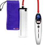 Magna Smart LCD White Handheld Electric Penis Pump 2.5" Diameter x 9" Length Thick-Walled Penis Cylinder