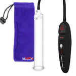 Penis Pump Magna Pro Handle Black | 9" x 1.35" Acrylic Cylinder