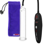 Penis Pump Magna Pro Handle Black | 9" x 1.75" Acrylic Cylinder