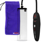 Penis Pump Magna Pro Handle Black | 2.5" Diameter x 9" Length Thick-Walled Penis Cylinder