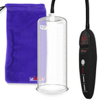 Penis Pump Magna Pro Handle Black | 9" x 3.70" Acrylic Cylinder