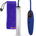 Penis Pump Magna Pro Handle Blue | 1.5" Diameter x 12" Length Thick-Walled Penis Cylinder