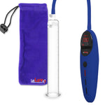 Penis Pump Magna Pro Handle Blue | 9" x 1.50" Acrylic Cylinder